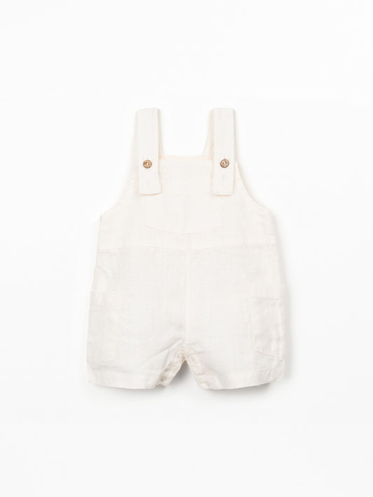 Linen jumpsuit with adjustable straps - 100% linen - Play Up