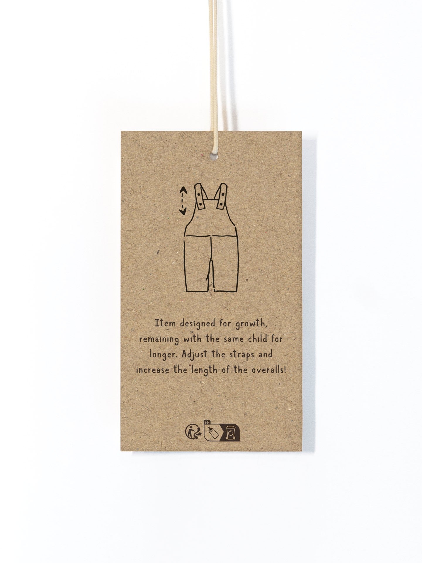 Linnen jumpsuit met verstelbare bandjes - 100% linnen - Play Up - kaartje