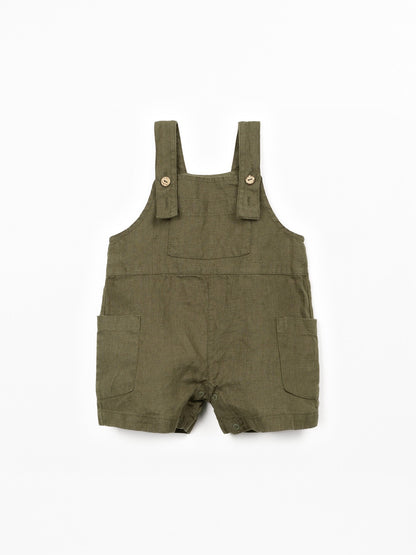 Linen jumpsuit with adjustable straps - 100% linen - Play Up