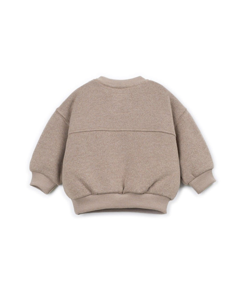 Fleece sweater - Cotton blend - Drawing - Play Up