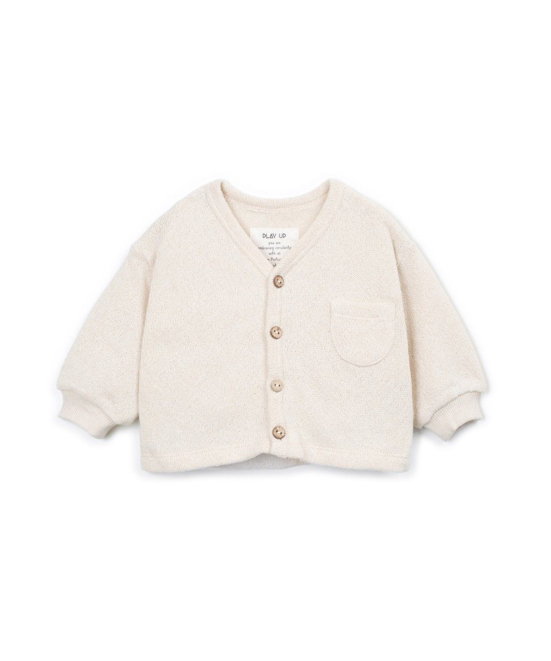Cardigan - Cotton - Sketches/beige - Play Up