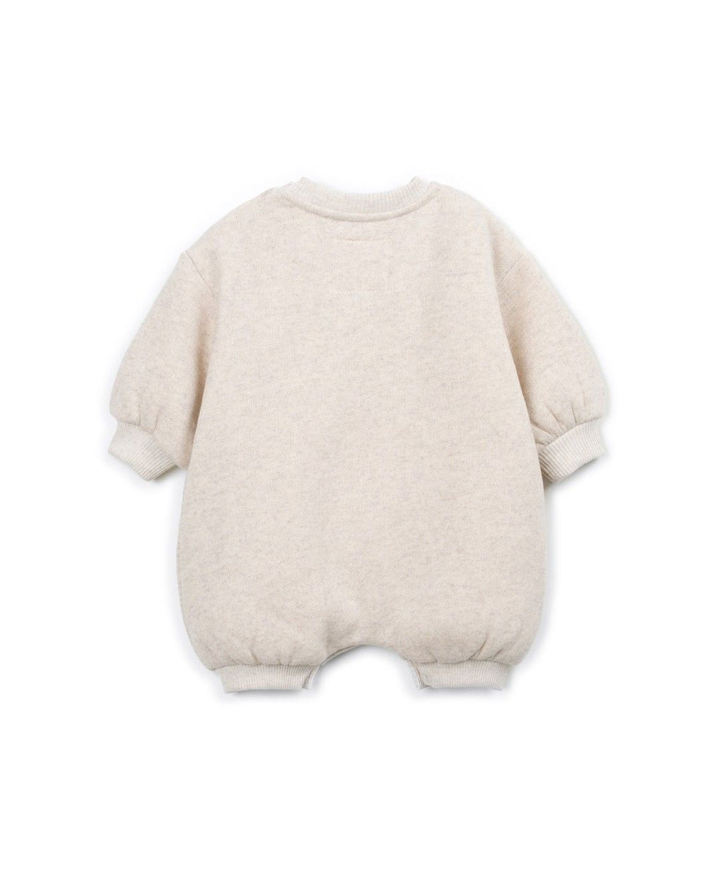 Fleece jumpsuit with cloud print - Baggy fit - Cotton blend - Sketches - Play Up