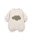 Fleece jumpsuit with cloud print - Baggy fit - Cotton blend - Sketches - Play Up