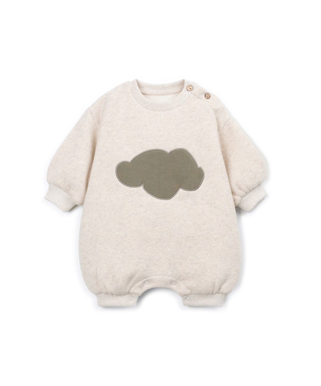 Fleece jumpsuit with cloud print - Baggy fit - Cotton blend - Sketches - Play Up