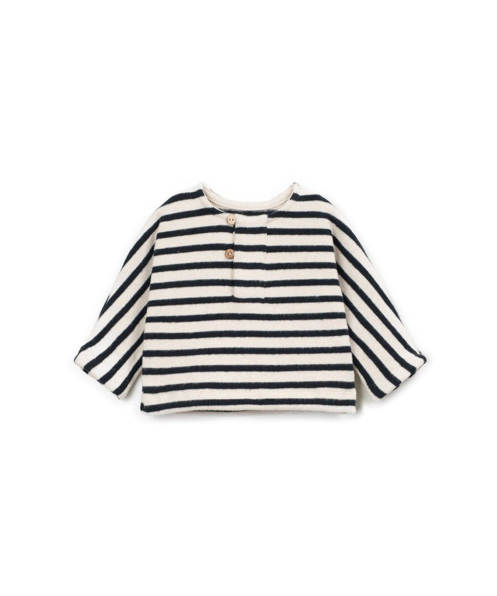 Gestreiftes Jersey-Top – Baumwollmix – Cocoon – Play Up