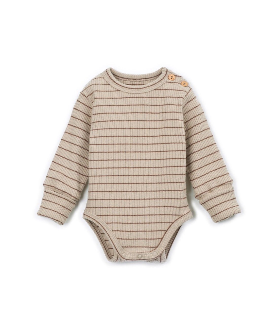 Gerippter Overall mit Streifen – Baumwolle & Modal – Tufting – Play Up