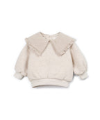 Fleece sweater met kraag – Katoen & gerecyclede materialen – Play Up