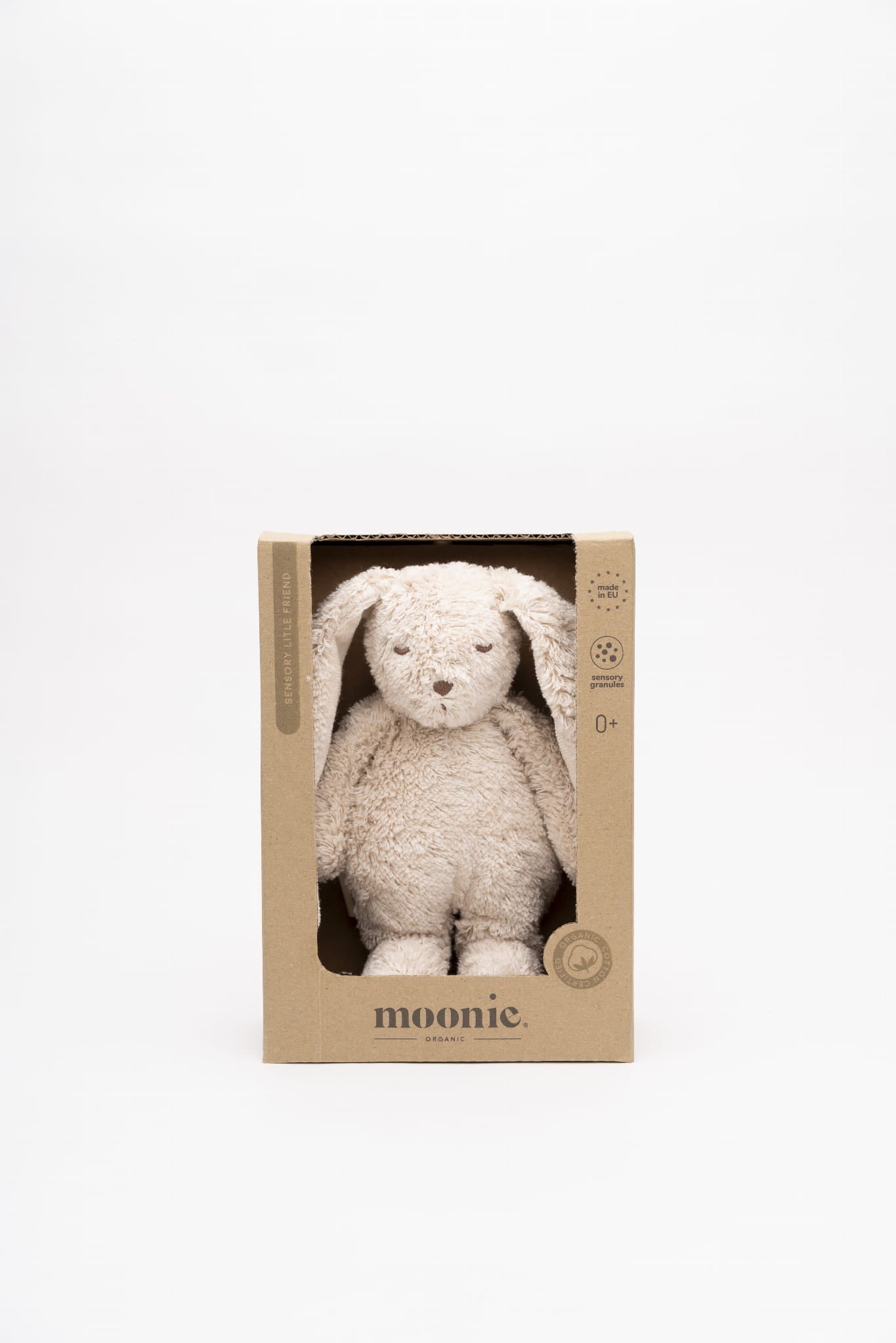 Sensory Mini Moonie Bunny - Sensorische Knuffel - Biologisch katoen - GOTS - Moonie