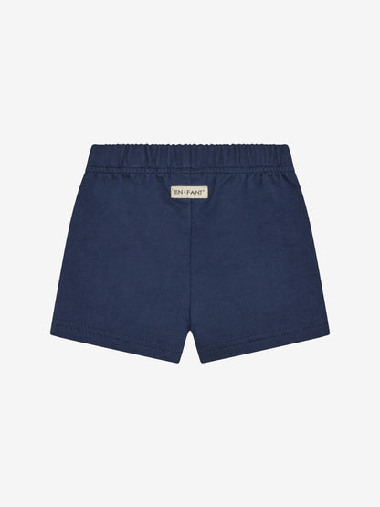 Kort broekje - Katoen mousseline & Sweat - Medieval Blue - Shorts Muslin - En Fant