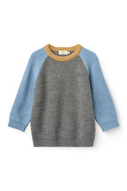 Merino rib gebreide trui - Grey Mel Comb - 100% merino wol - Copenhagen Colors - voorkant