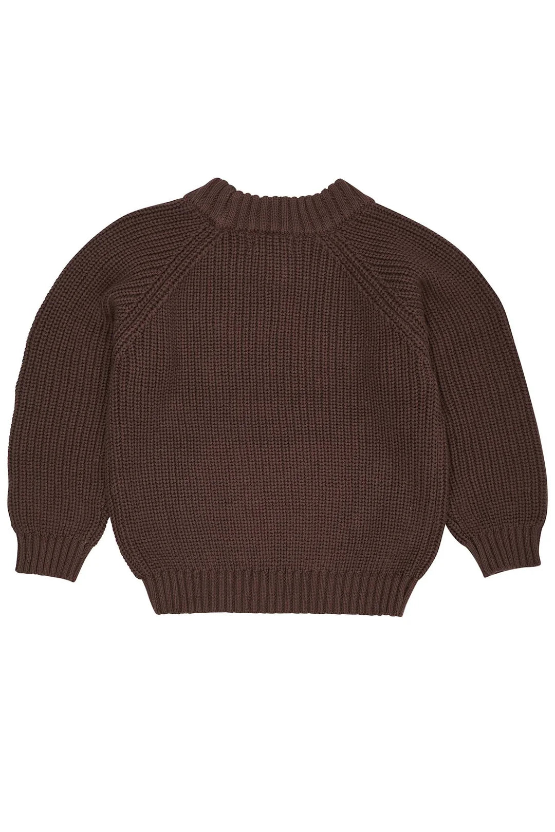 Gebreide rib sweater – Dark Brown – GOTS biologisch katoen – Classic Rib – Copenhagen Colors