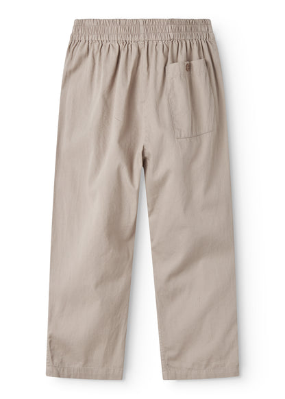 Pants Plano - Cotton - Mercury Grey/Beige - MarMar Copenhagen