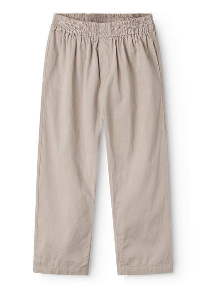 Pants Plano - Cotton - Mercury Grey/Beige - MarMar Copenhagen