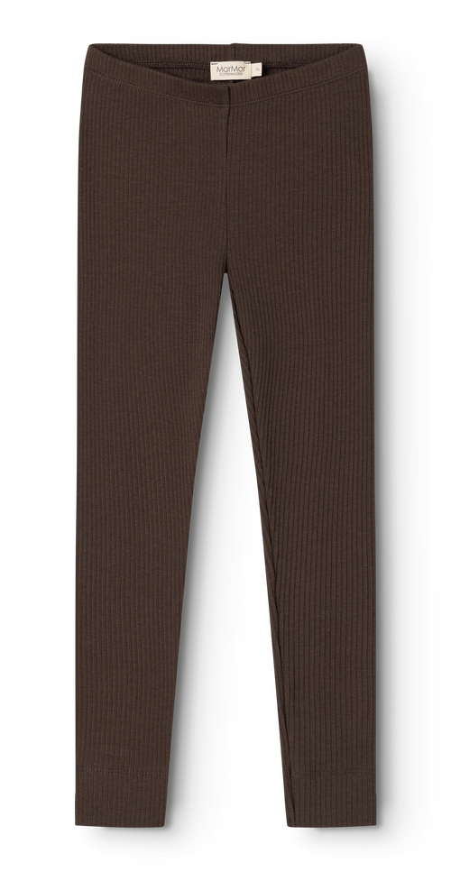 Baby legging Leg - Biologisch katoen & modal - Dark Roast - MarMar Copenhagen - productfoto - afbeelding 2