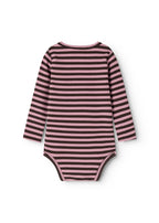 Plain Body LS - Gestreepte romper Heather Stripe –Biologisch katoen & modal – MarMar Copenhage
