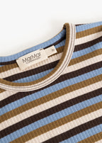 Plain Tee LS - Long sleeve top - Blue Heaven Stripe – Organic cotton & modal – MarMar Copenhagen