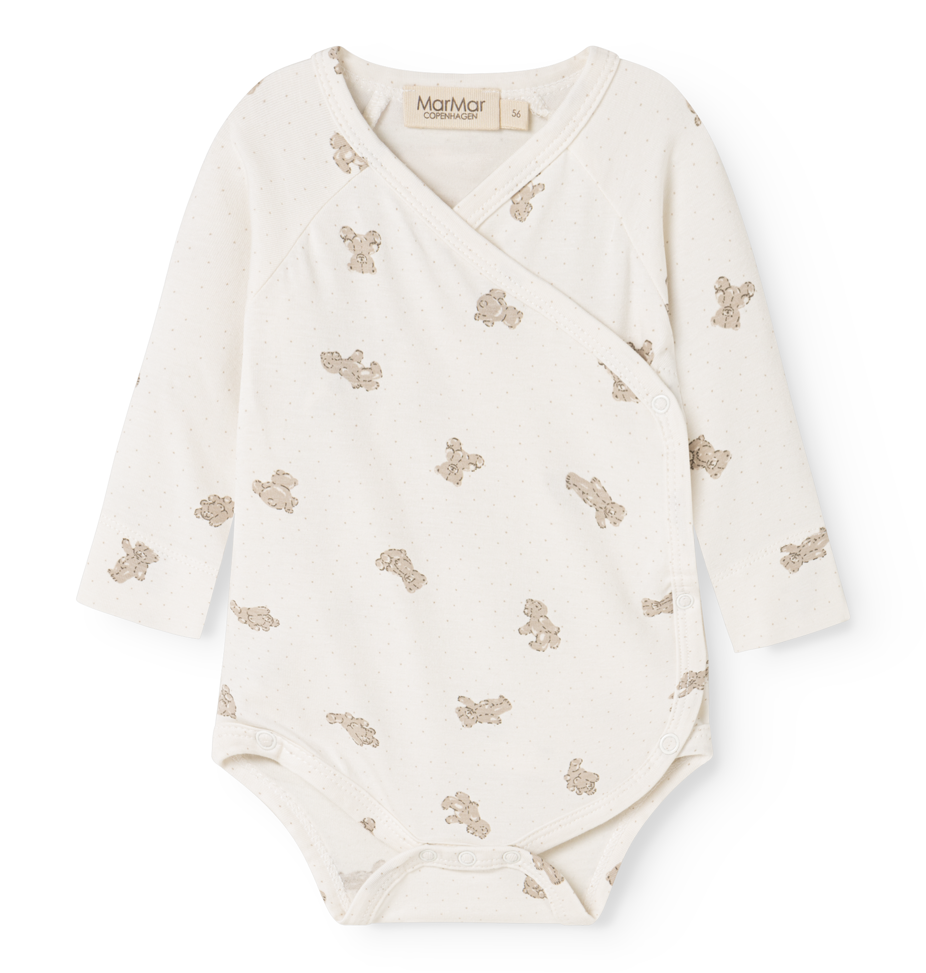 Overslagromper Belita – print Teddybears – modal & biologisch katoen – MarMar Copenhagen