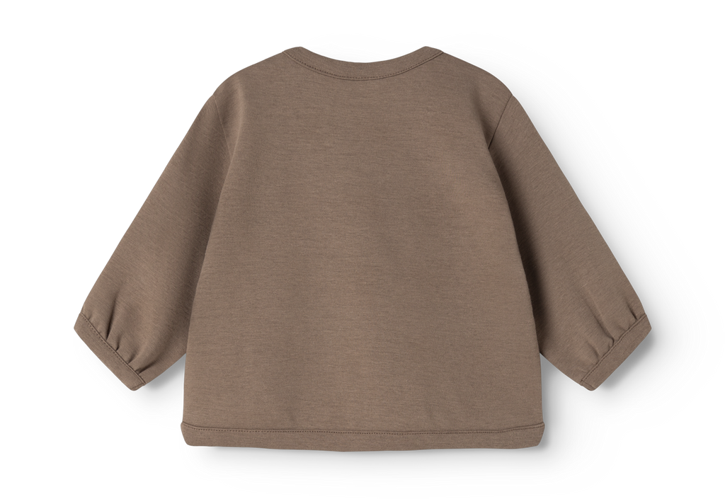 Baby sweater Toan B - Double Jersey - Dusty Brown - MarMar Copenhagen - productfoto - afbeelding 5