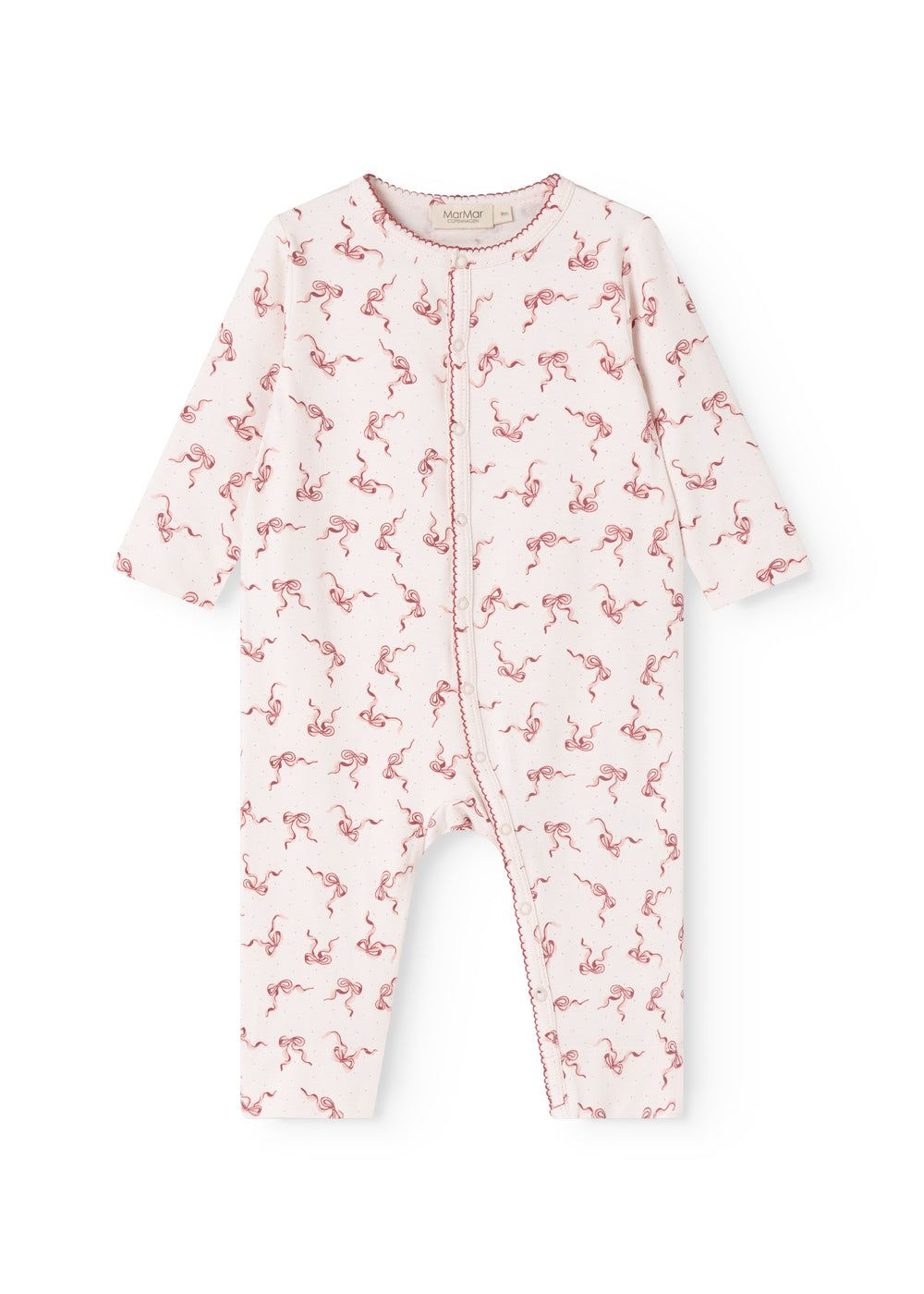 Ruka Onesie – Bows – Modal Smooth Print – MarMar Copenhagen
