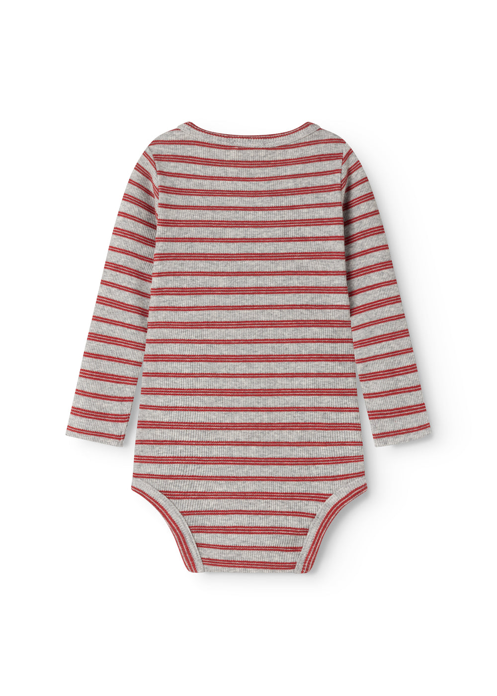 Benedicte Cherry Stripe – Romper – Modal Fine Rib – MarMar Copenhagen