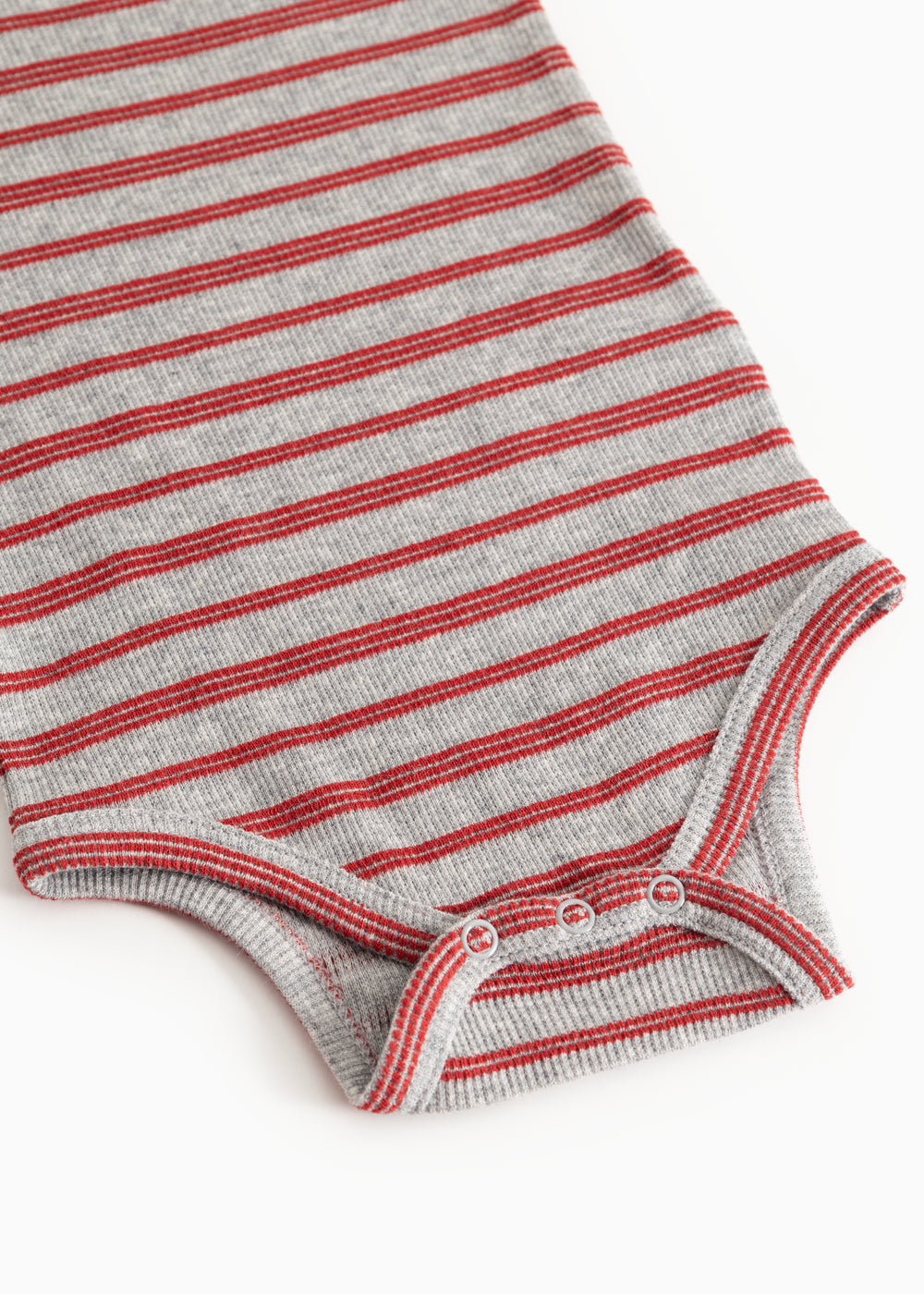Benedicte Cherry Stripe – Romper – Modal Fine Rib – MarMar Copenhagen