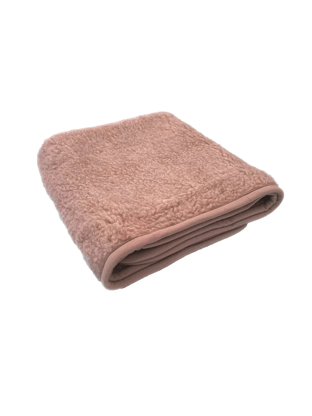 Thumbled Light Deken – Rugby Tan – 100% Wol – Alwero