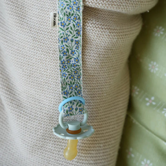 Speenkoord Biarritz - Handgemaakt - Baby Bloom Clips