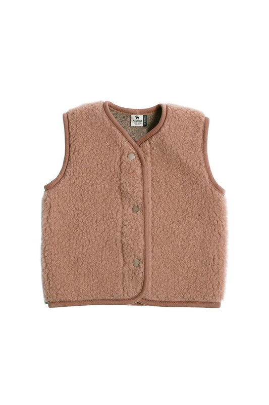 Bodywarmer Tyb light junior - 100% Wol - Alwero