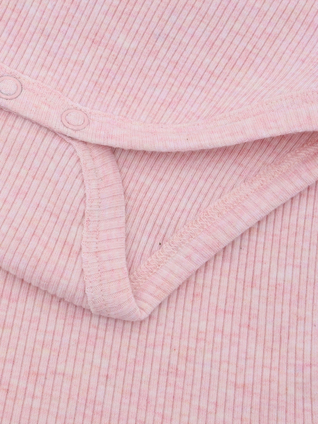 Romper - Modal/katoen - Roze/Bleached Mauve Melange - Fixoni - voorkant - afbeelding 2