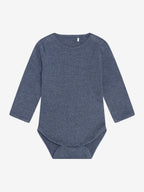 Romper - Modal/katoen - Donkerblauw/Vintage Indigo Melange - Fixoni - voorkant