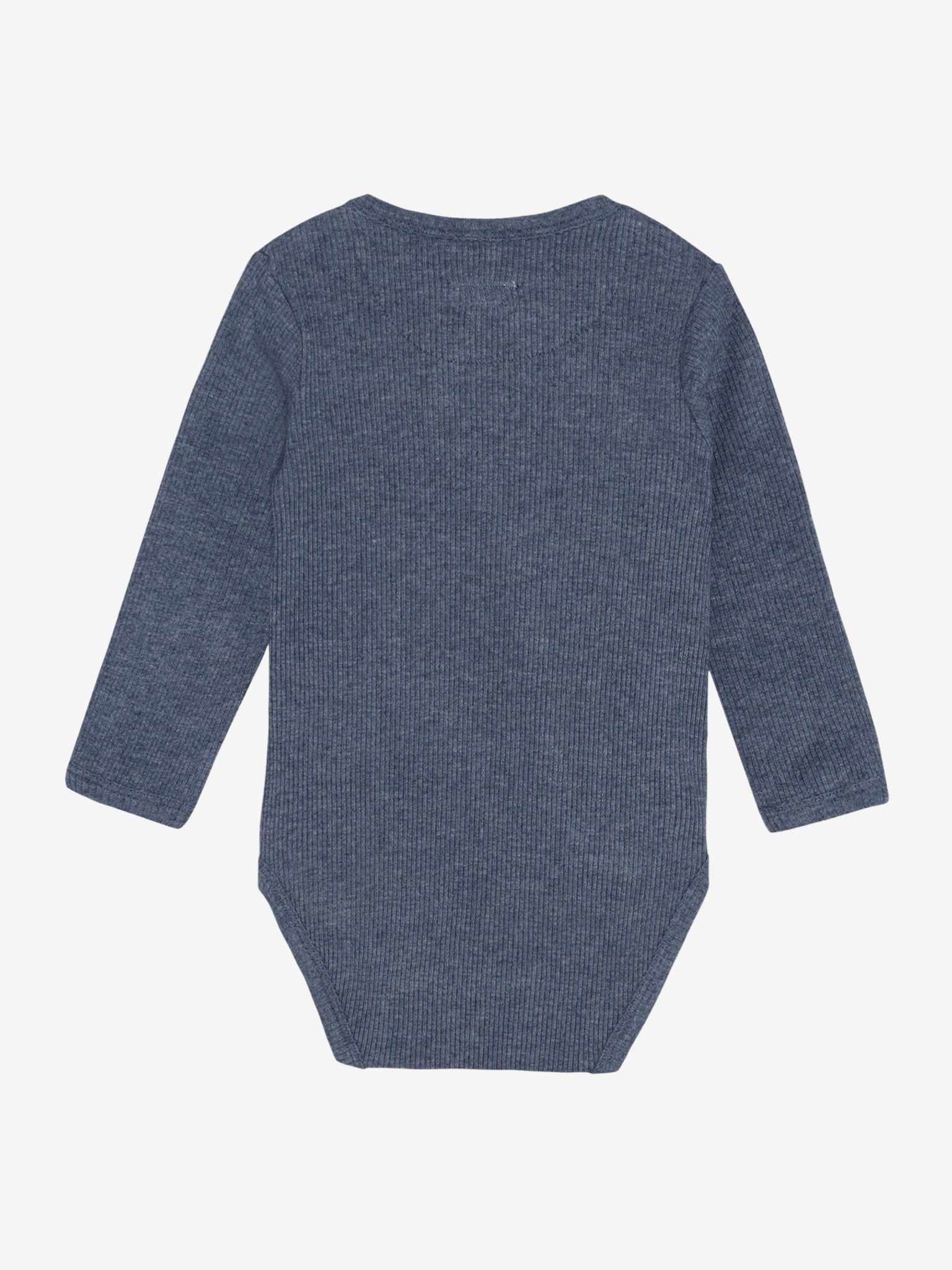 Overslagromper - Modal/katoen - Donkerblauw/Vintage Indigo Melange - Fixoni - voorkant - afbeelding 3