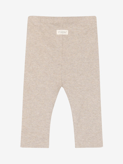 Leggings - Modal/Baumwolle - Beige/Pure Cashmere - Fixoni
