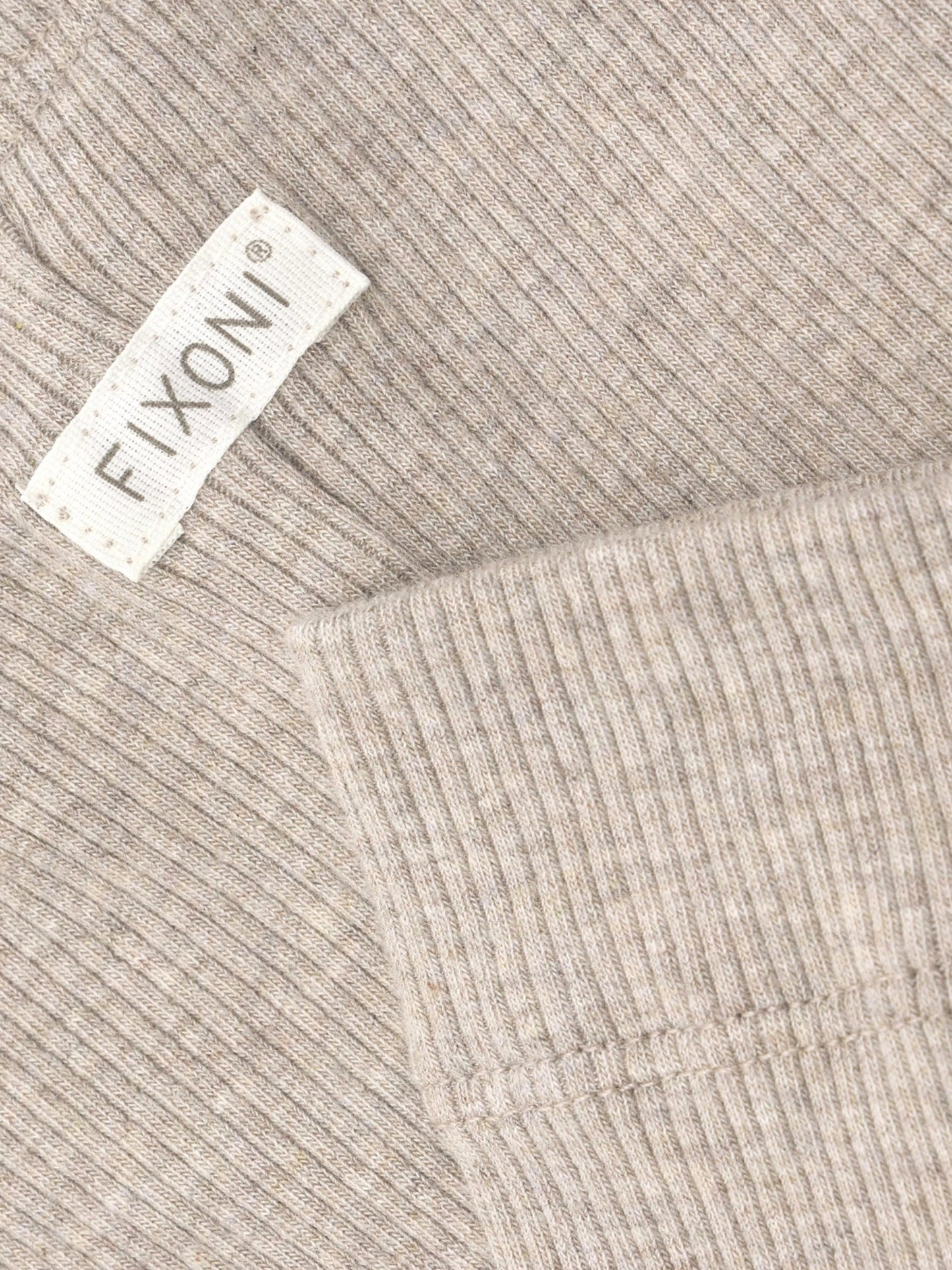 Leggings - Modal/Baumwolle - Beige/Pure Cashmere - Fixoni