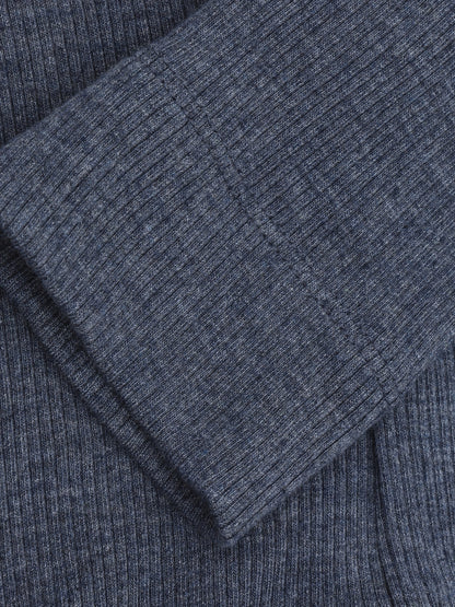 Leggings - Modal/Cotton - Dark Blue/Vintage Indigo Melange - Fixoni