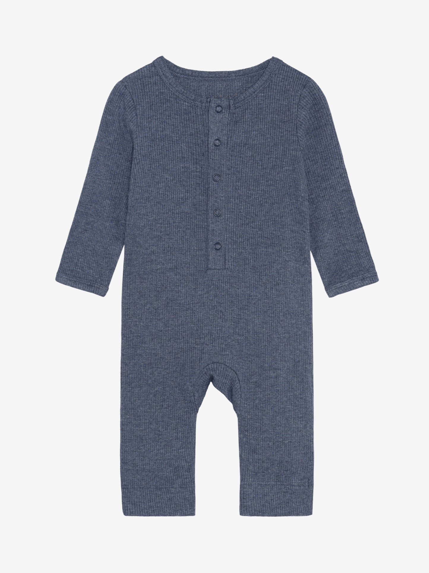 Bodysuit - Modal/Cotton - Dark Blue/Vintage Indigo Melange - Fixoni