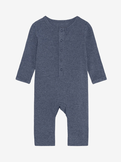 Bodysuit - Modal/Cotton - Dark Blue/Vintage Indigo Melange - Fixoni