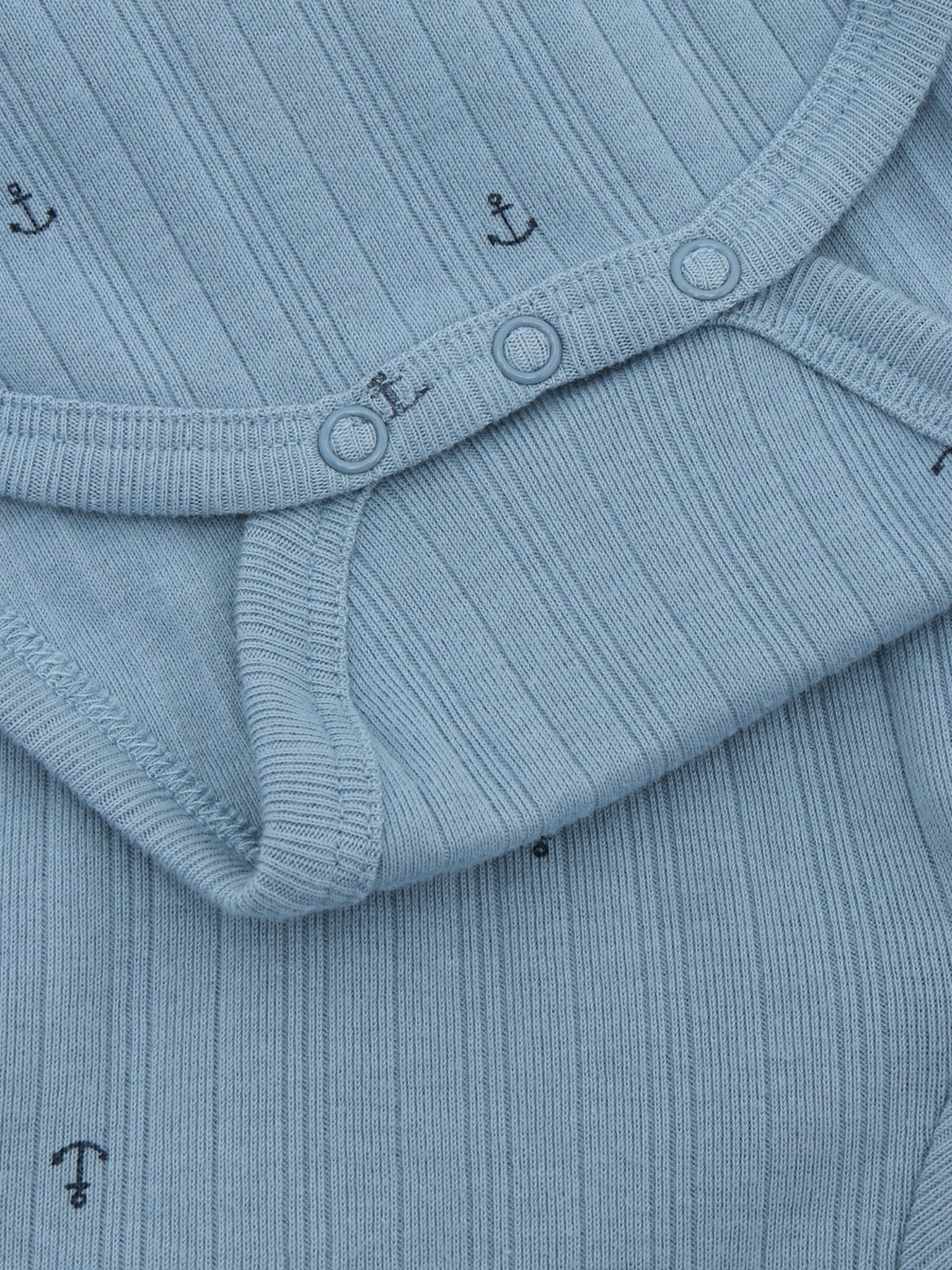 Romper Lange Mouw - Biologisch Katoen - Mountain Spring/Blauw - Fixoni - lifestyle - afbeelding 2