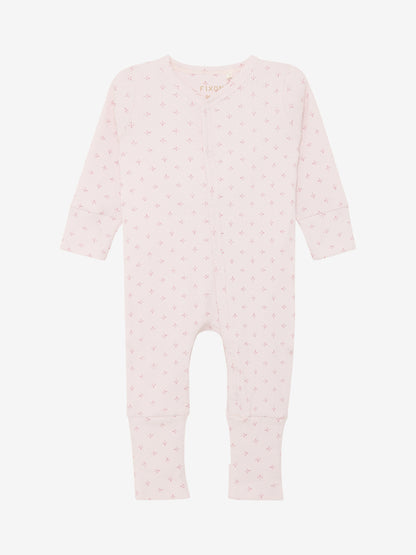 Bodysuit - Organic Cotton - Pink/Hushed Violet - Fixoni