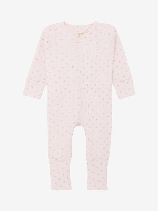 Bodysuit - Organic Cotton - Pink/Hushed Violet - Fixoni