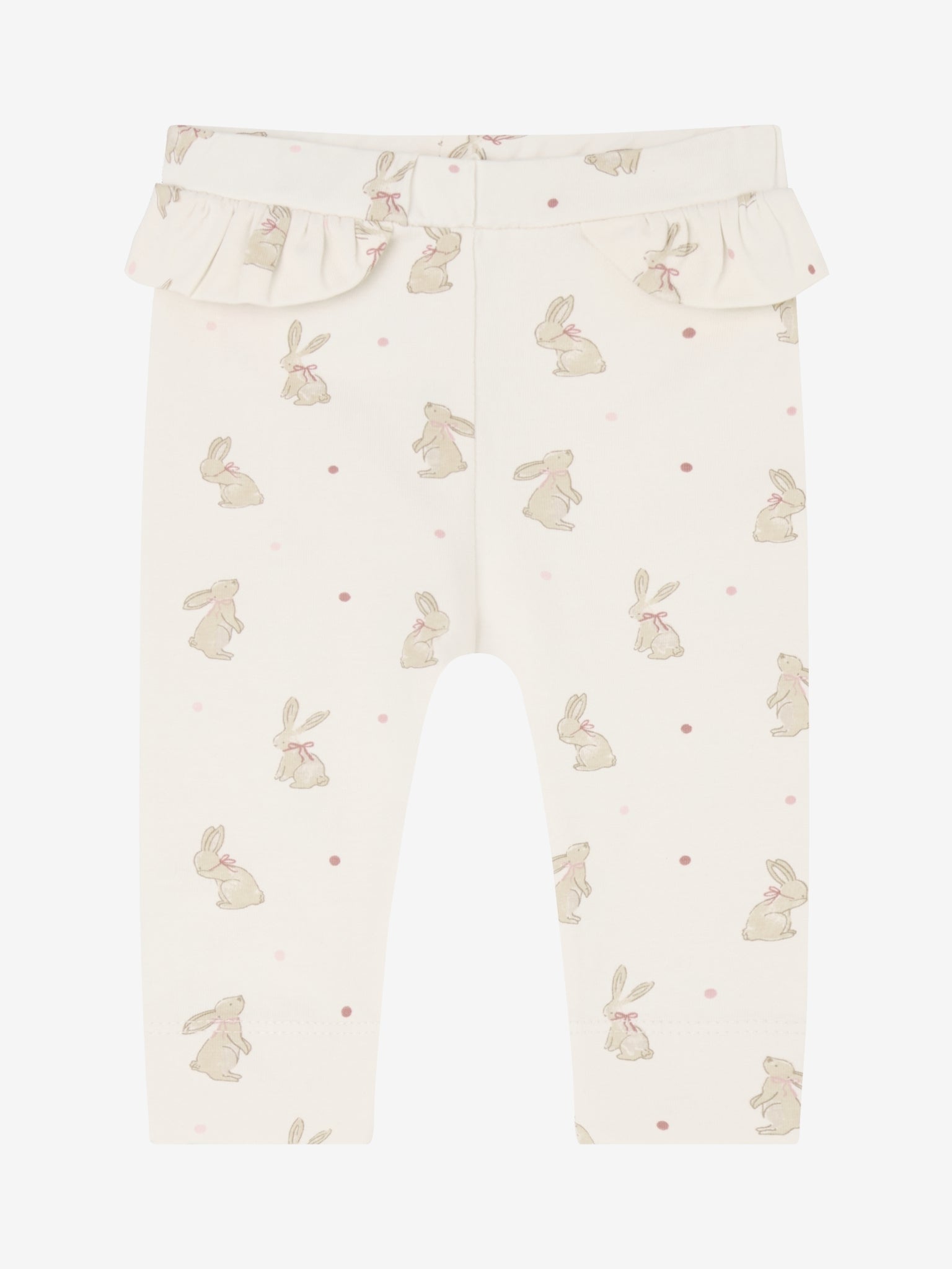 Legging met konijntjesprint – Pale Lilac – Biologisch katoen – Fixoni