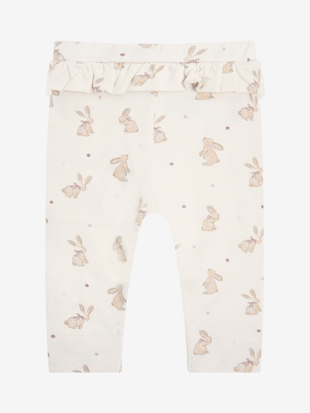 Leggings mit Hasenprint – Pale Lilac – Bio-Baumwolle – Fixoni