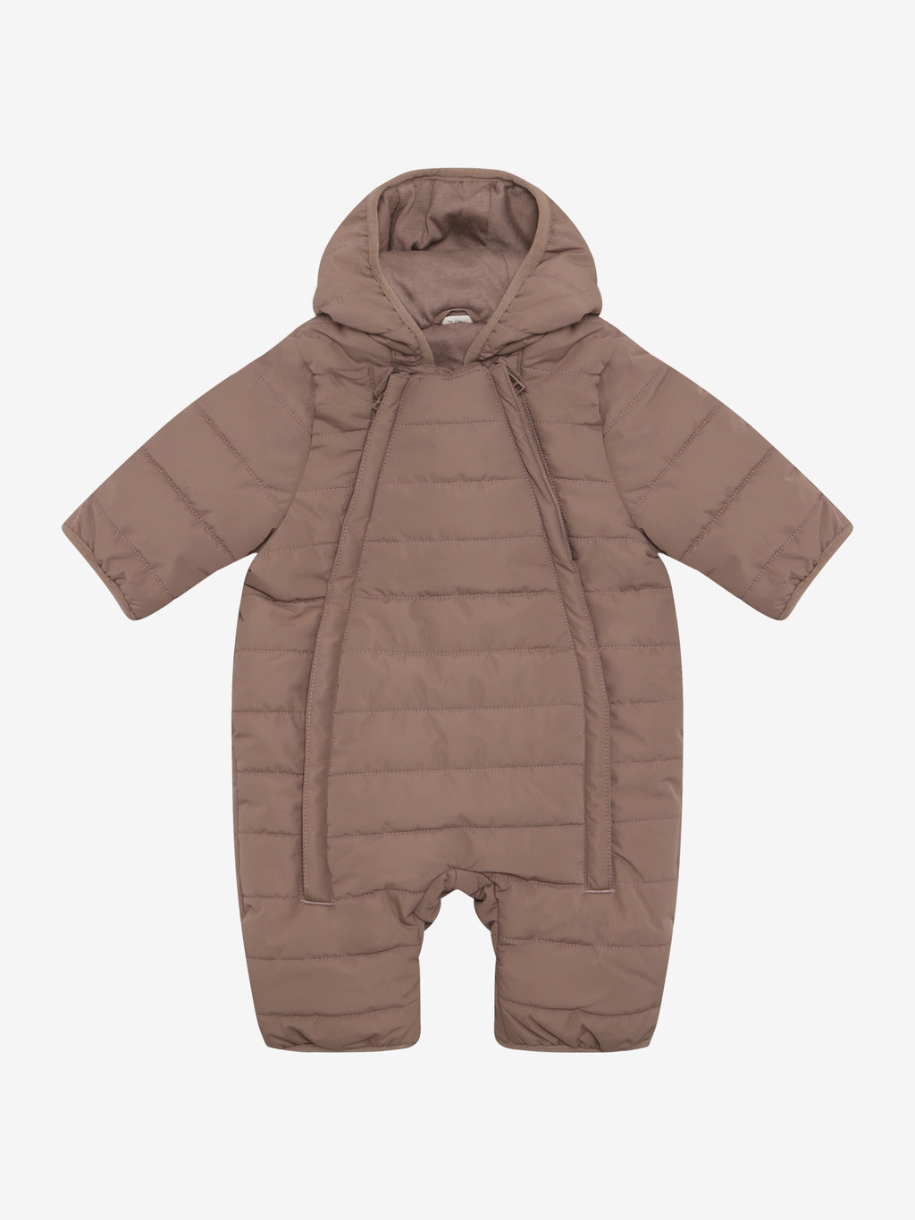 Buitenpak met quilted voering - Mountain Trail - Bruin - Fixoni - voorkant