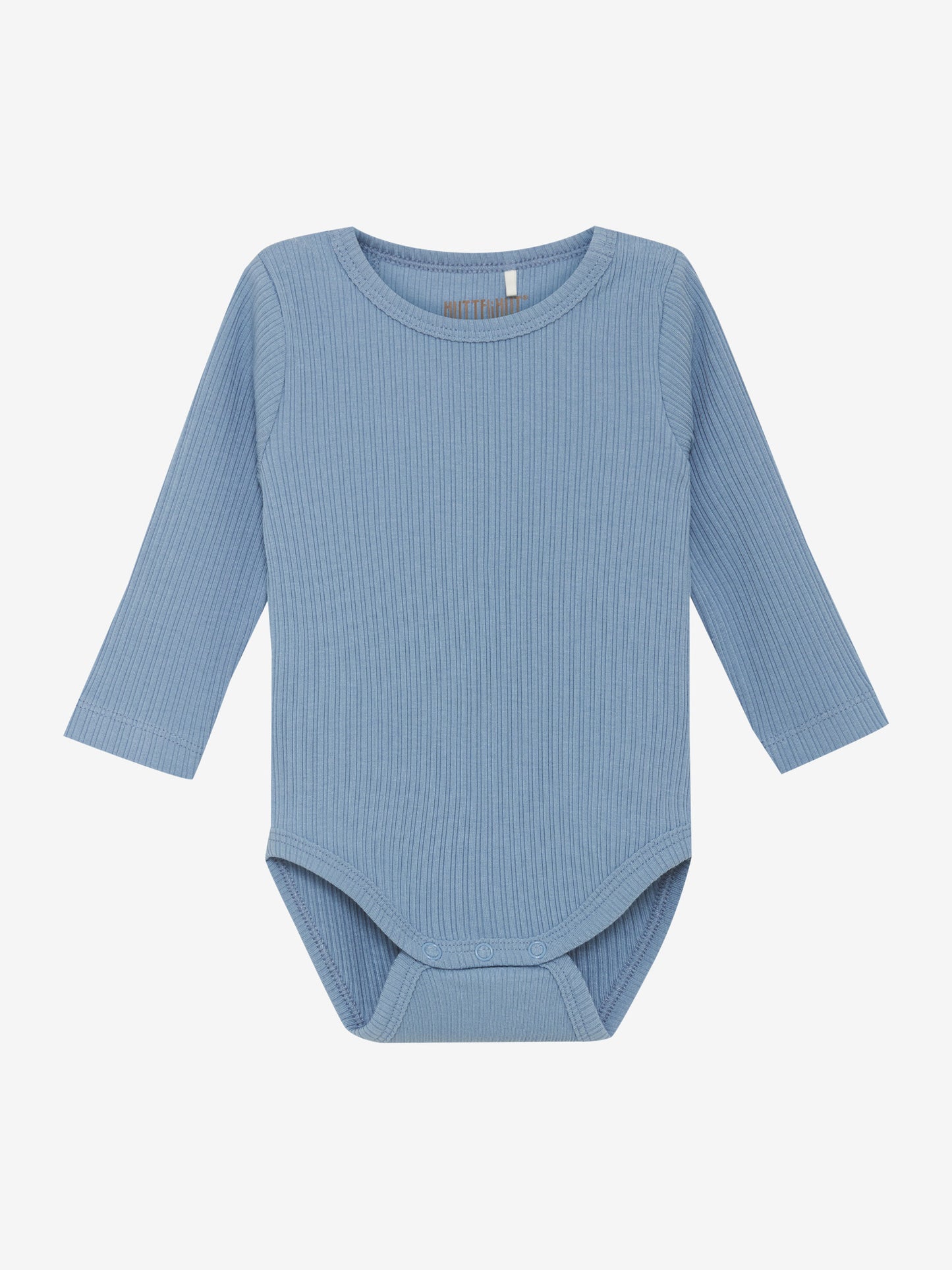 Bodysuit long sleeve - Cotton & Modal mix - Body LS Rib - Windward Blue - Huttelihut
