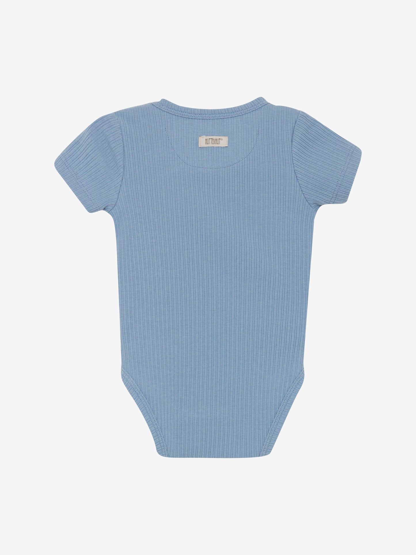 Short sleeve romper - Cotton & Modal mix - Windward Blue - Body SS Rib - Huttelihut