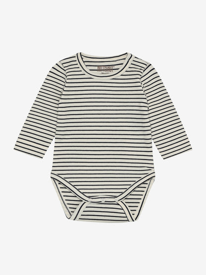 Romper lange mouw - Biologisch katoen - Body LS YD Stripe - Navy Blazer - Huttelihut