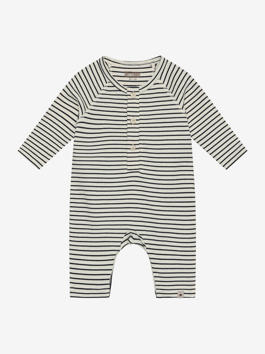 Babygrow - Organic cotton - Bodysuit LS YD Stripe - Navy Blazer - Huttelihut