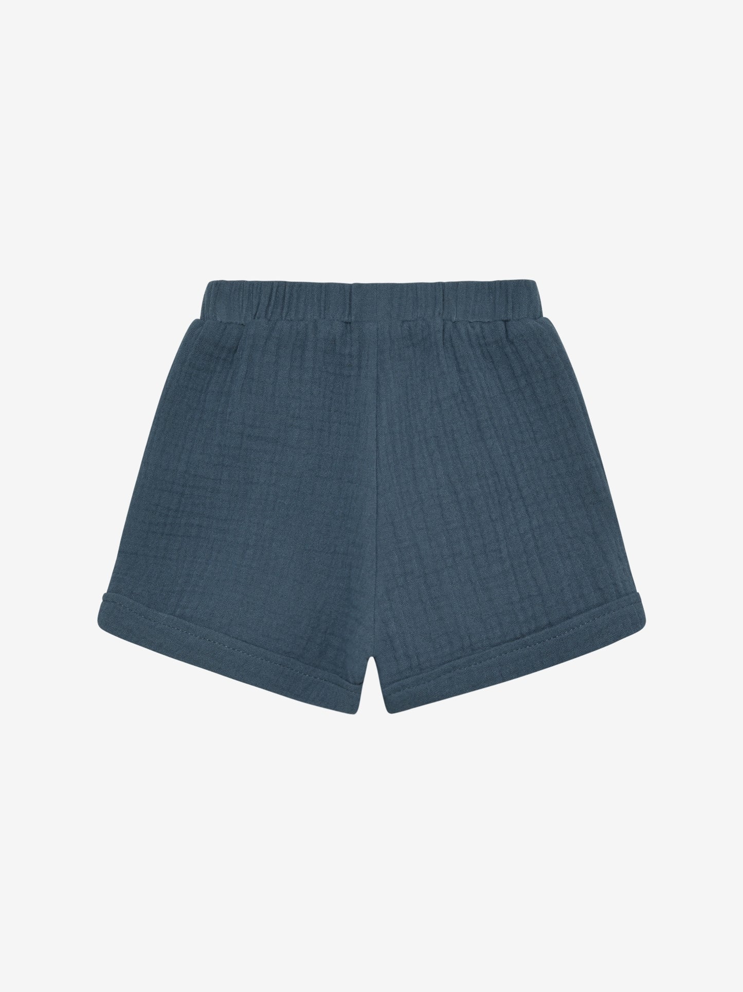 Shorts - Cotton muslin - Baby Muslin Shorts - Bering Sea - Huttelihut