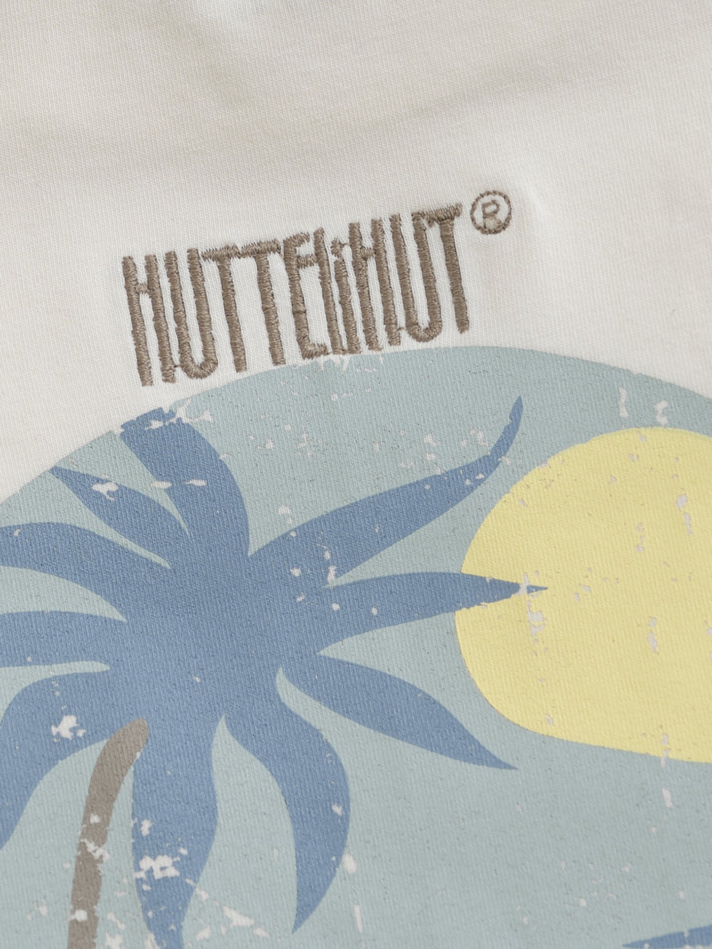 Graphic T-shirt - Organic Cotton - White/Antique White - Huttelihut