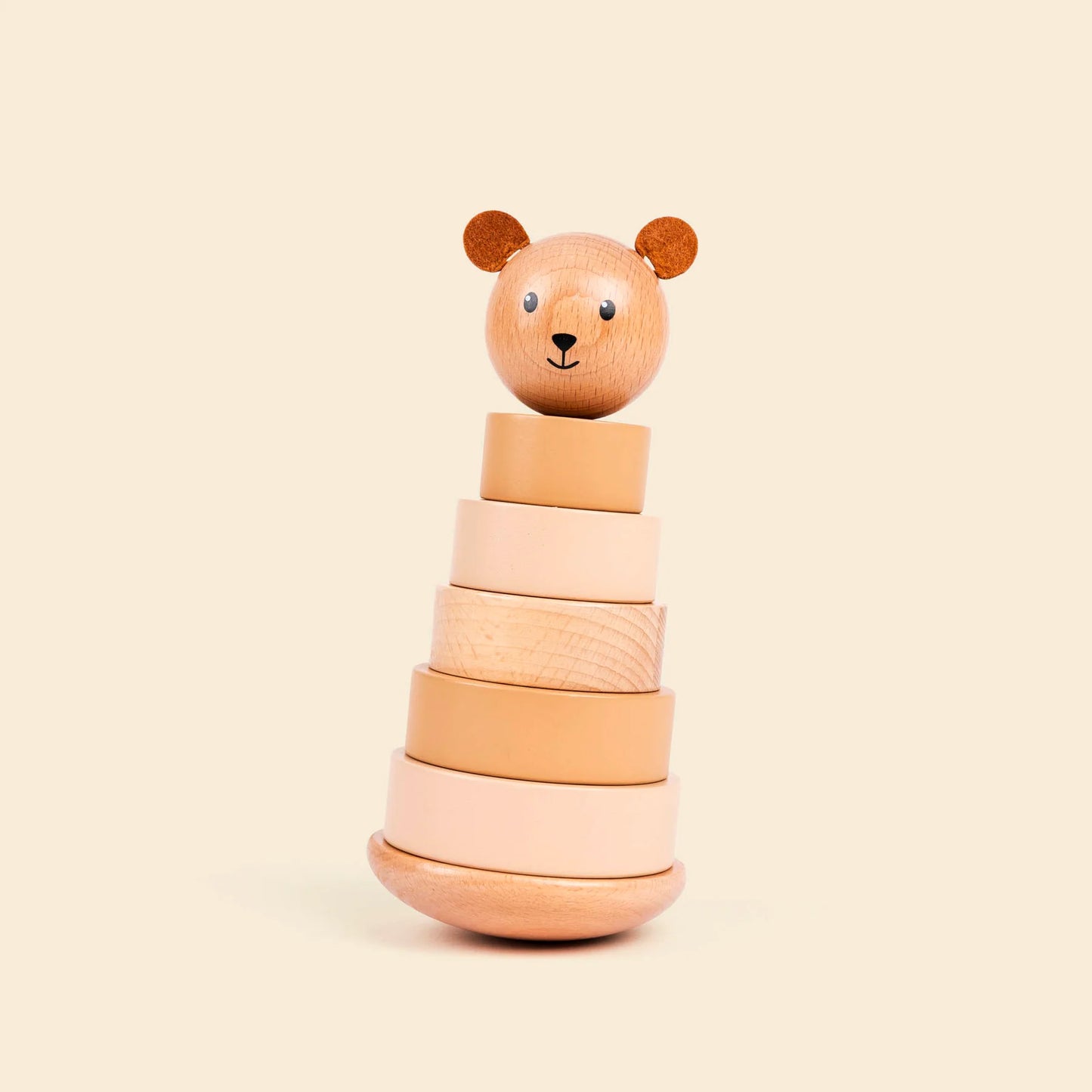 Marcel der Bär Stapelturm - Holz-Stapelspielzeug - Egmont Toys