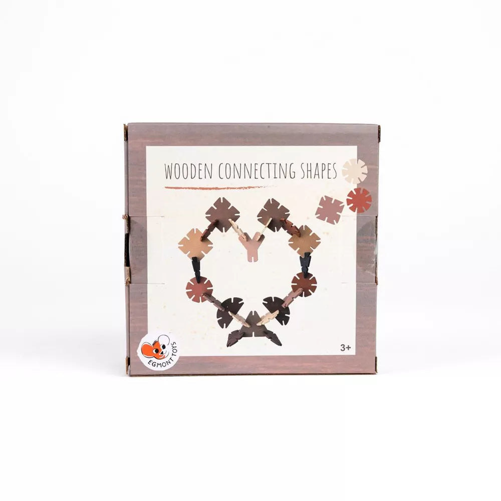 Wooden Connecting Shapes - 3+ years - Egmont Toys